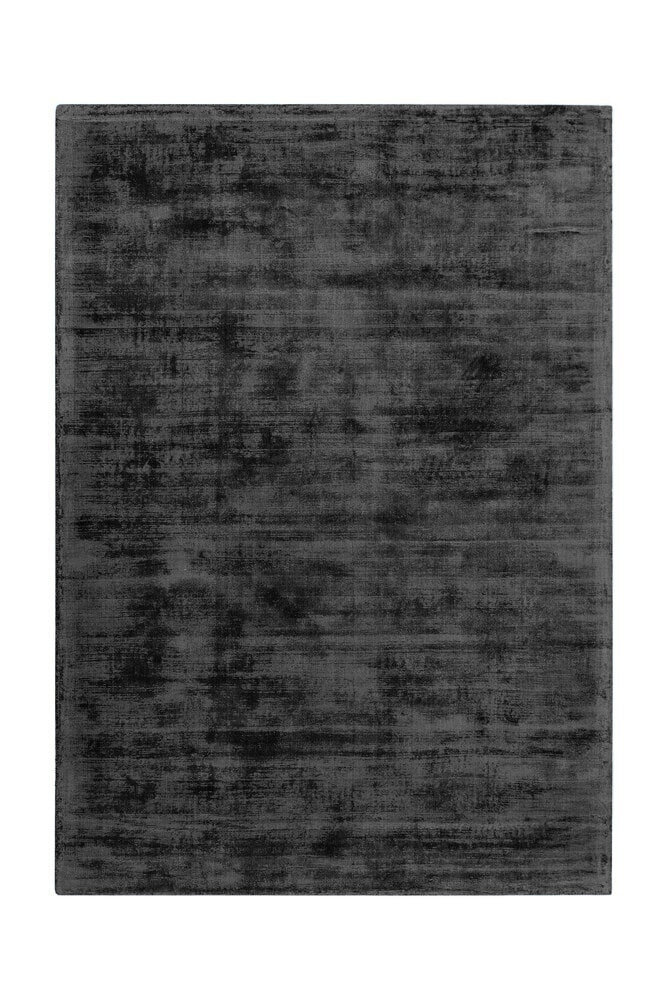 Lumbini Effen Viscose Zwart vloerkleed - Handgeweven Lumbini Effen Viscose Zwart vloerkleed - Handgeweven