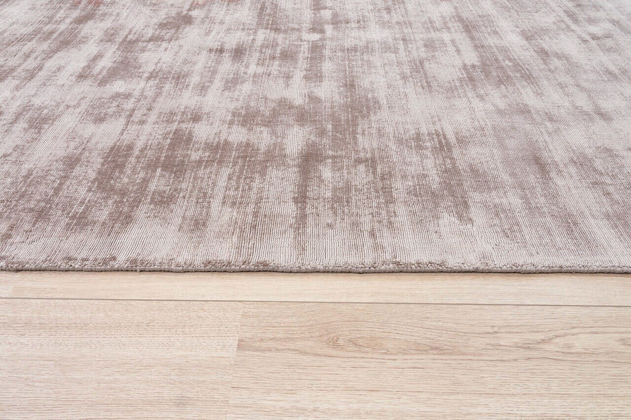 Lumbini Effen Viscose Taupe vloerkleed - Handgeweven Lumbini Effen Viscose Taupe vloerkleed - Handgeweven