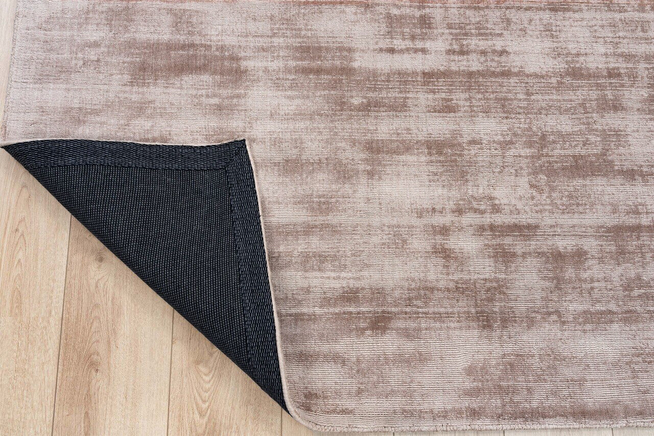 Lumbini Effen Viscose Taupe vloerkleed - Handgeweven Lumbini Effen Viscose Taupe vloerkleed - Handgeweven