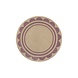 Rond wollen vloerkleed - Lois Paars/Beige Rond wollen vloerkleed - Lois Paars/Beige