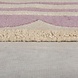 Rond wollen vloerkleed - Lois Paars/Beige Rond wollen vloerkleed - Lois Paars/Beige