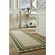 Wollen loper - Lois Groen/Beige Wollen loper - Lois Groen/Beige