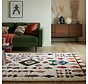 Hoogpolig vloerkleed - Berber Design Fes - 100% Wol - Shaggy - Multi