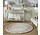 Rond wollen vloerkleed - Lois Paars/Beige