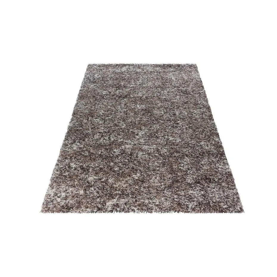 Hoogpolig vloerkleed - Lorium gemeleerd Beige/Mocca/Crème