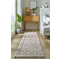 Loper - Minerals Diamond vloerkleed - Laagpolig - Wol - Bolletjes Designer Modern - Grijs