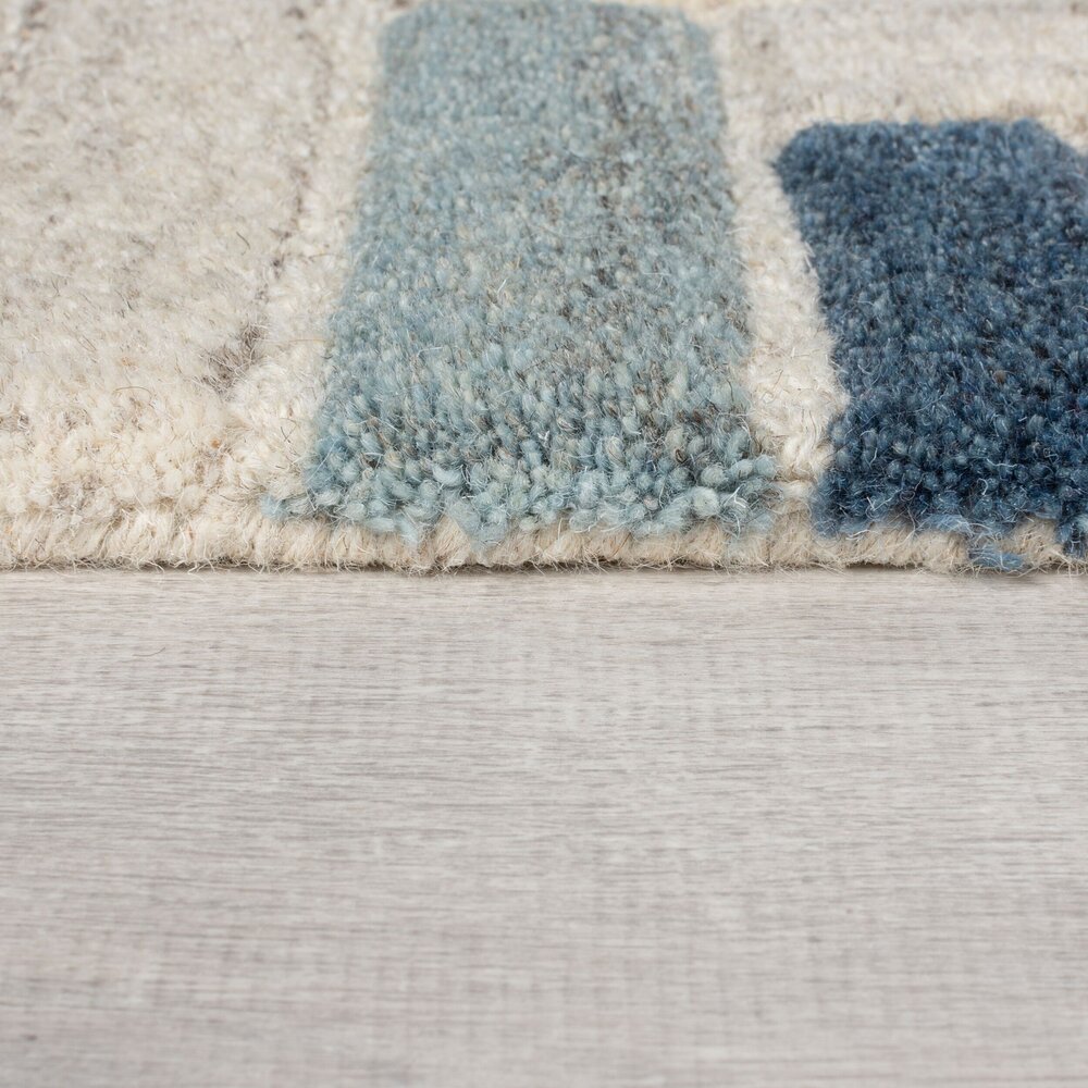 Russo vloerkleed - Laagpolig - 100% Wol - Geo Modern - Multi Russo vloerkleed - Laagpolig - 100% Wol - Geo Modern - Multi