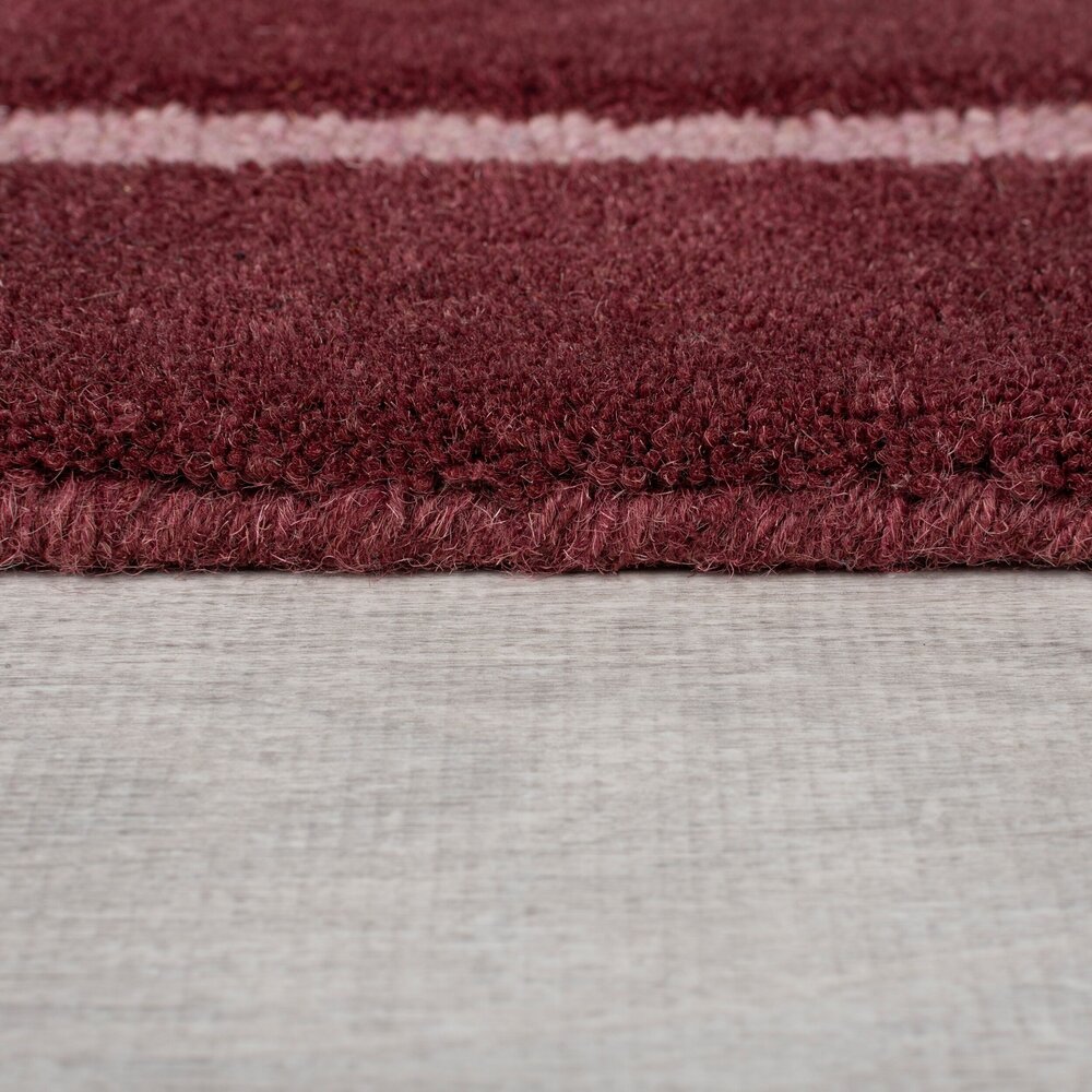 Abstract vloerkleed - Split Omre Rood Abstract vloerkleed - Split Omre Rood