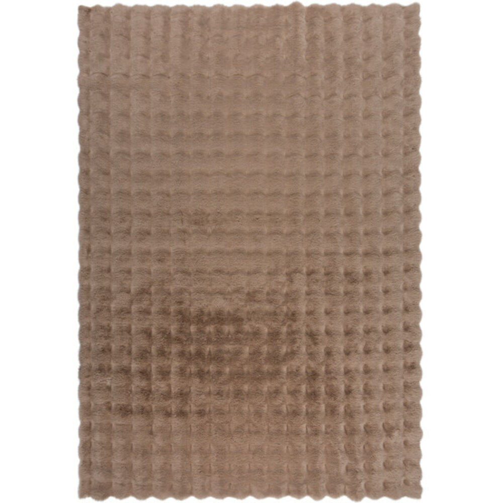 Hoogpolig Vloerkleed - Waffle - Taupe Hoogpolig Vloerkleed - Waffle - Taupe
