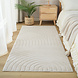 Japandi vloerkleed - Mystic Grooves Beige Japandi vloerkleed - Mystic Grooves Beige