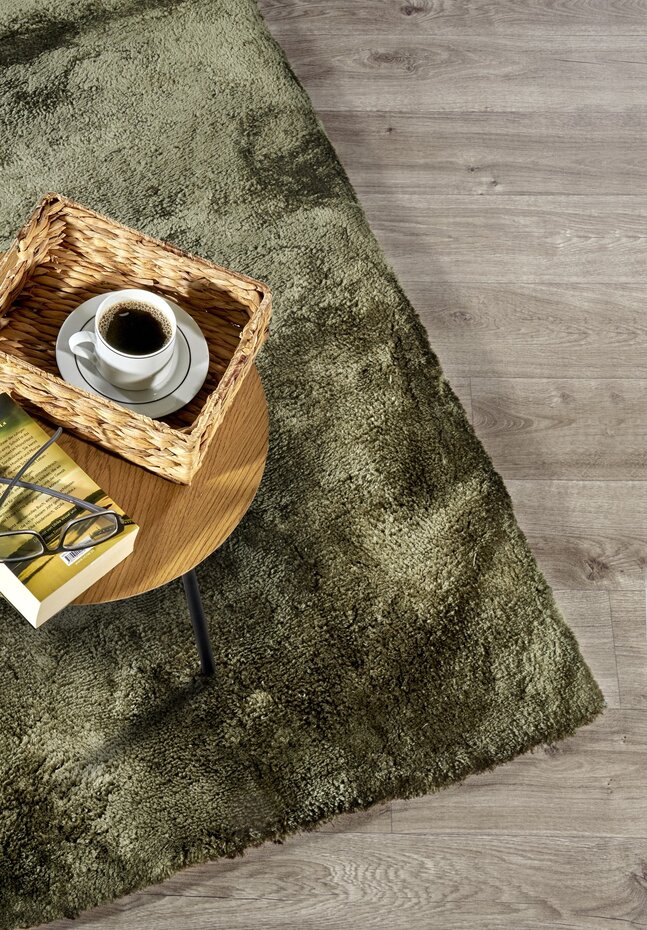 Hoogpolig vloerkleed - Cosy Calida Groen