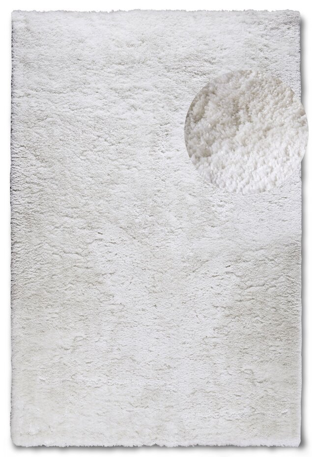 Hoogpolig vloerkleed - Olaf Shaggy Crème