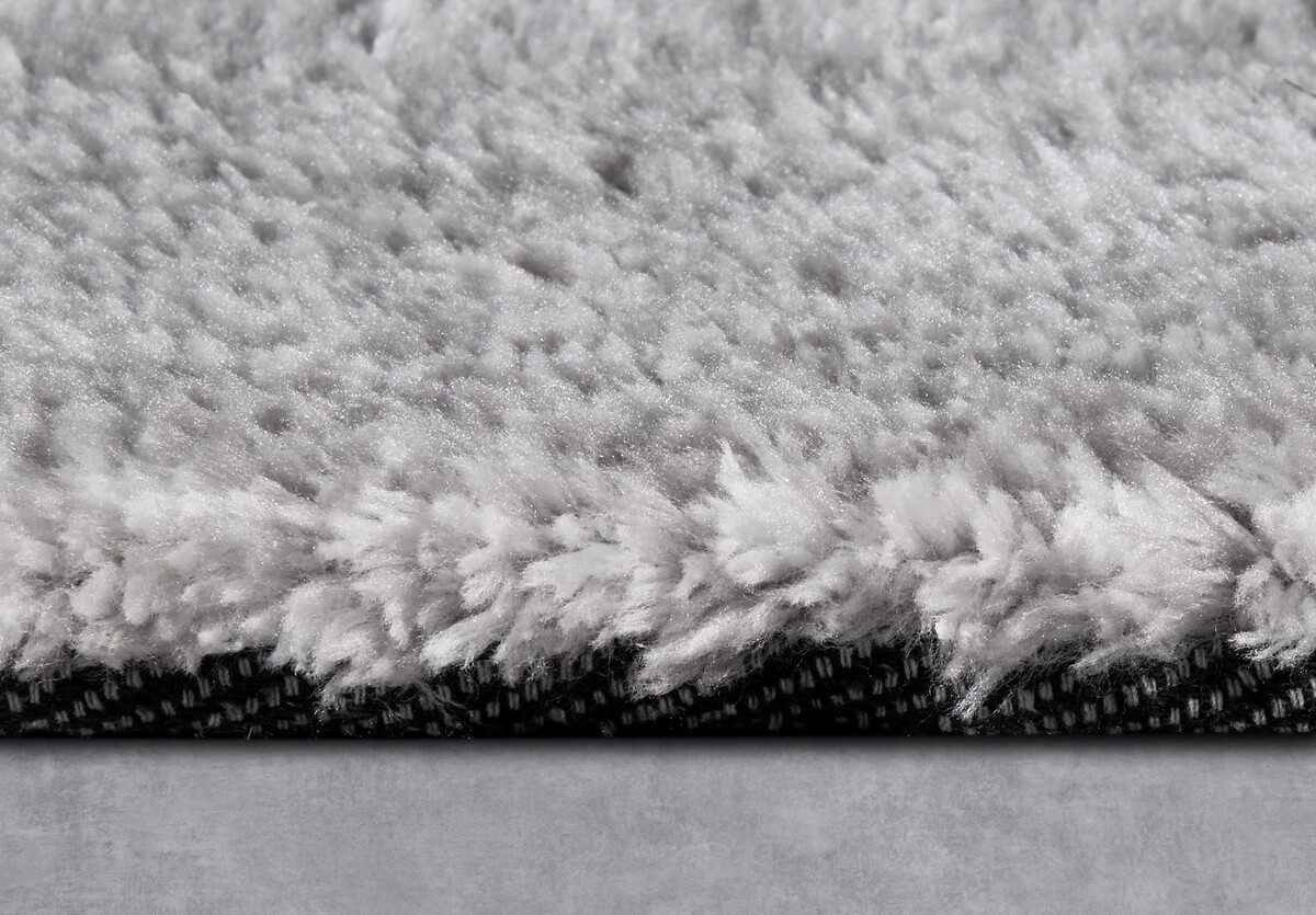 Hoogpolig vloerkleed - Olaf Shaggy Zilver