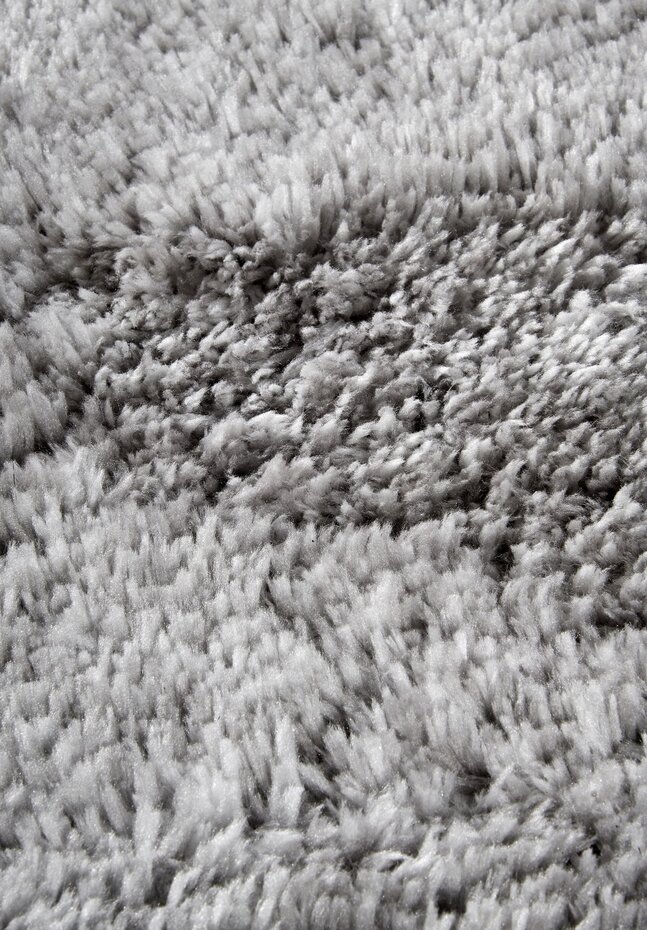 Hoogpolig vloerkleed - Olaf Shaggy Zilver