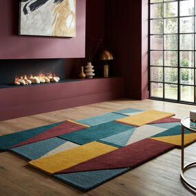 Geometrisch vloerkleed - Shuffle Kleurrijk