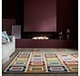 Wollen vloerkleed - Retro Blocks Kleurrijk