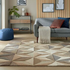 Wollen vloerkleed - Reverie Beige/Grijs