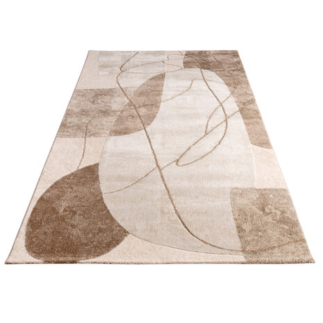 Modern vloerkleed – Evora Beige/Crème