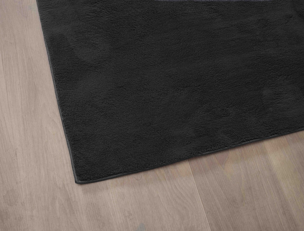 Wasbaar vloerkleed - Malaga Zwart Wasbaar vloerkleed - Malaga Zwart