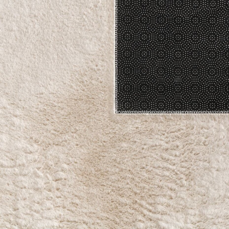 Laagpolig fluffy vloerkleed - Amalfi Crème