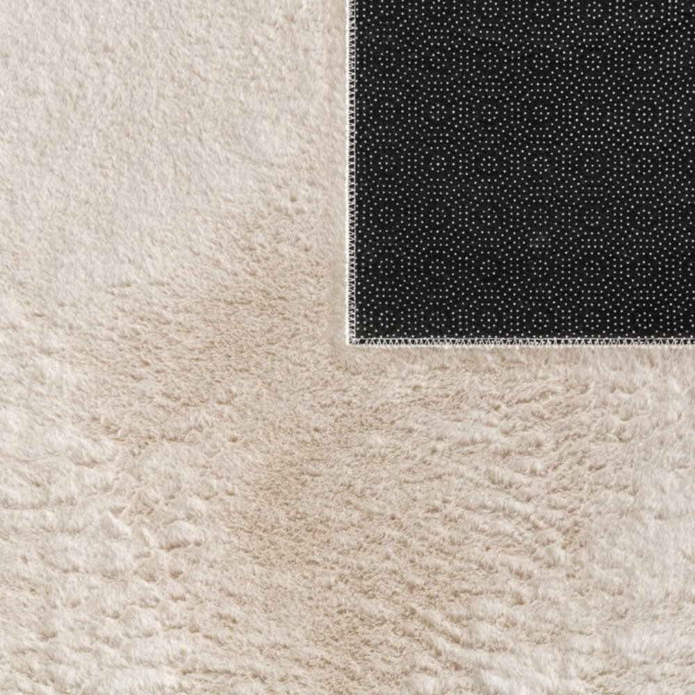 Laagpolig fluffy vloerkleed - Amalfi Crème