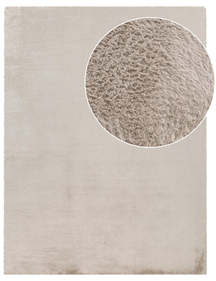 Laagpolig fluffy vloerkleed - Amalfi Beige