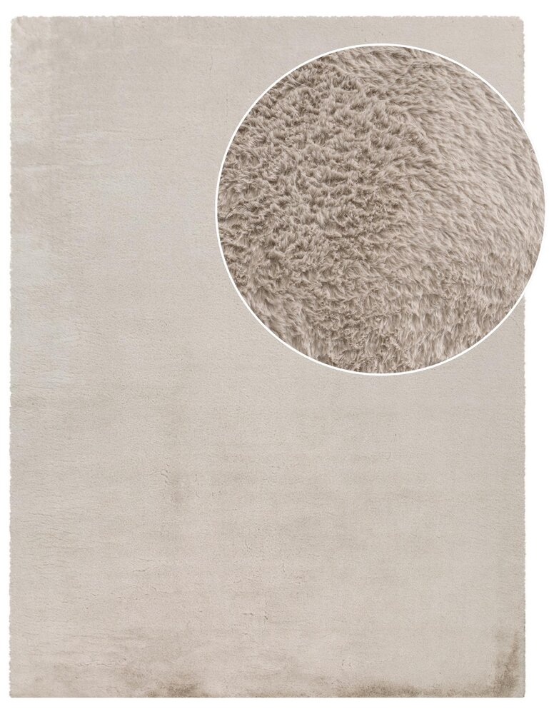 Laagpolig fluffy vloerkleed - Amalfi Beige