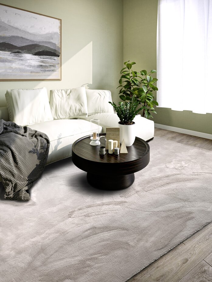 Villeroy & Boch - Hoogpolig vloerkleed - Leon - Lichtgrijs