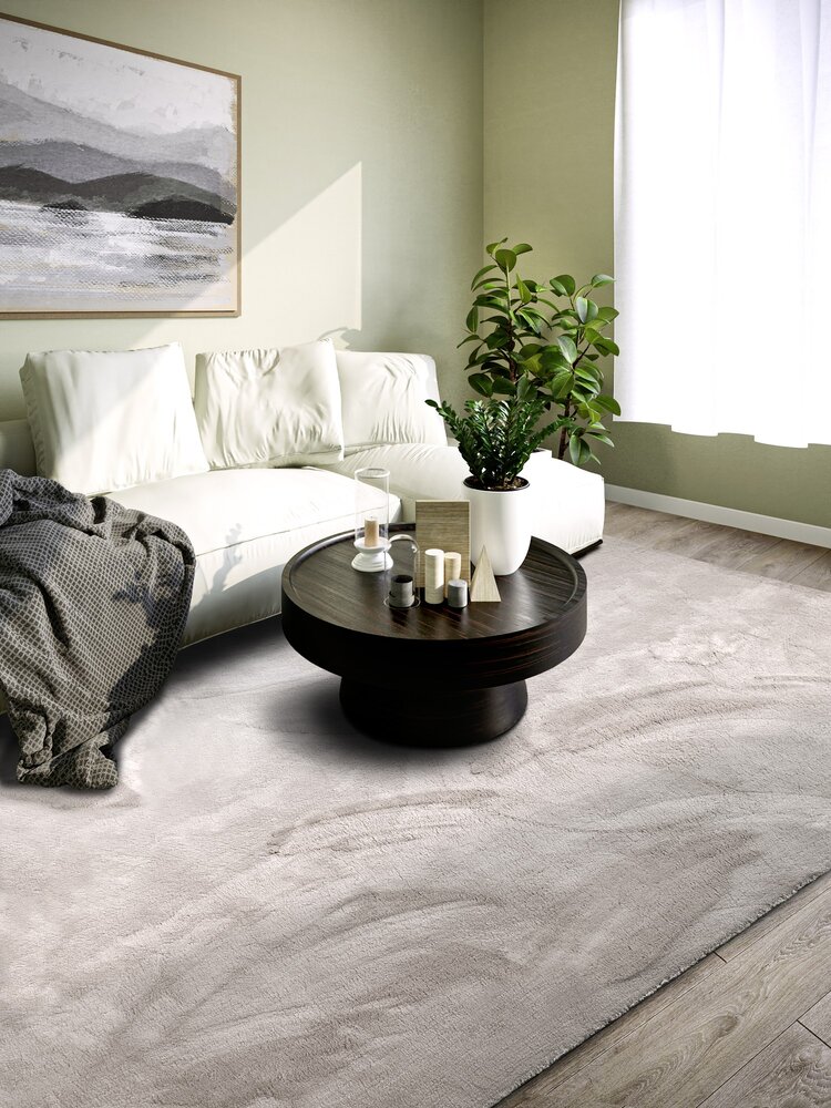 Villeroy & Boch - Hoogpolig vloerkleed - Leon - Lichtgrijs