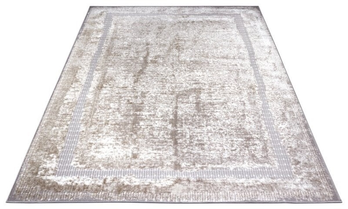 Vintage vloerkleed - Shine Abstract Grijs/Beige