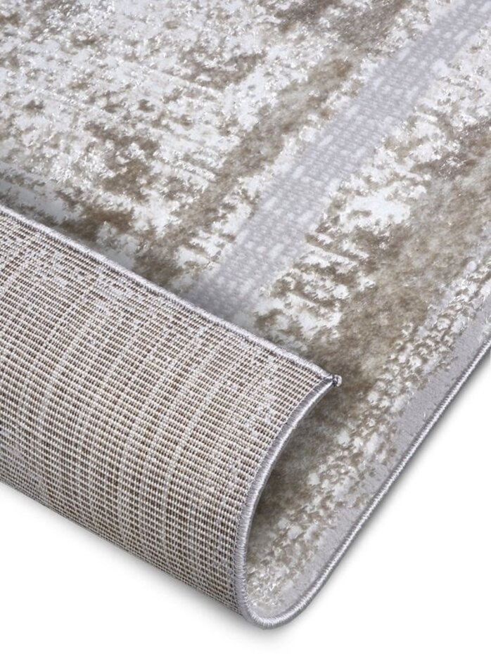 Vintage vloerkleed - Shine Abstract Grijs/Beige