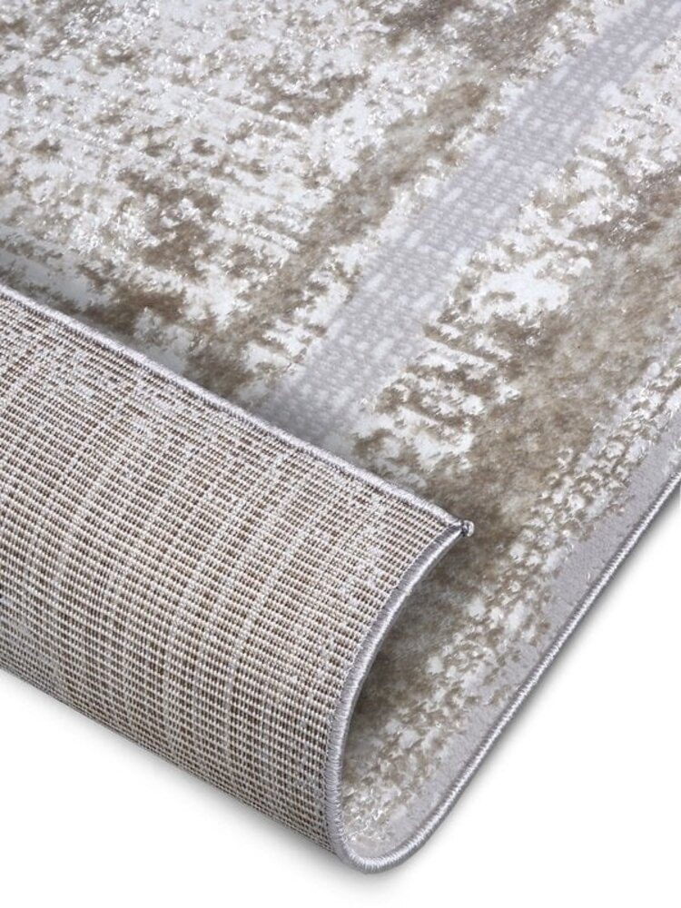 Vintage vloerkleed - Shine Abstract Grijs/Beige