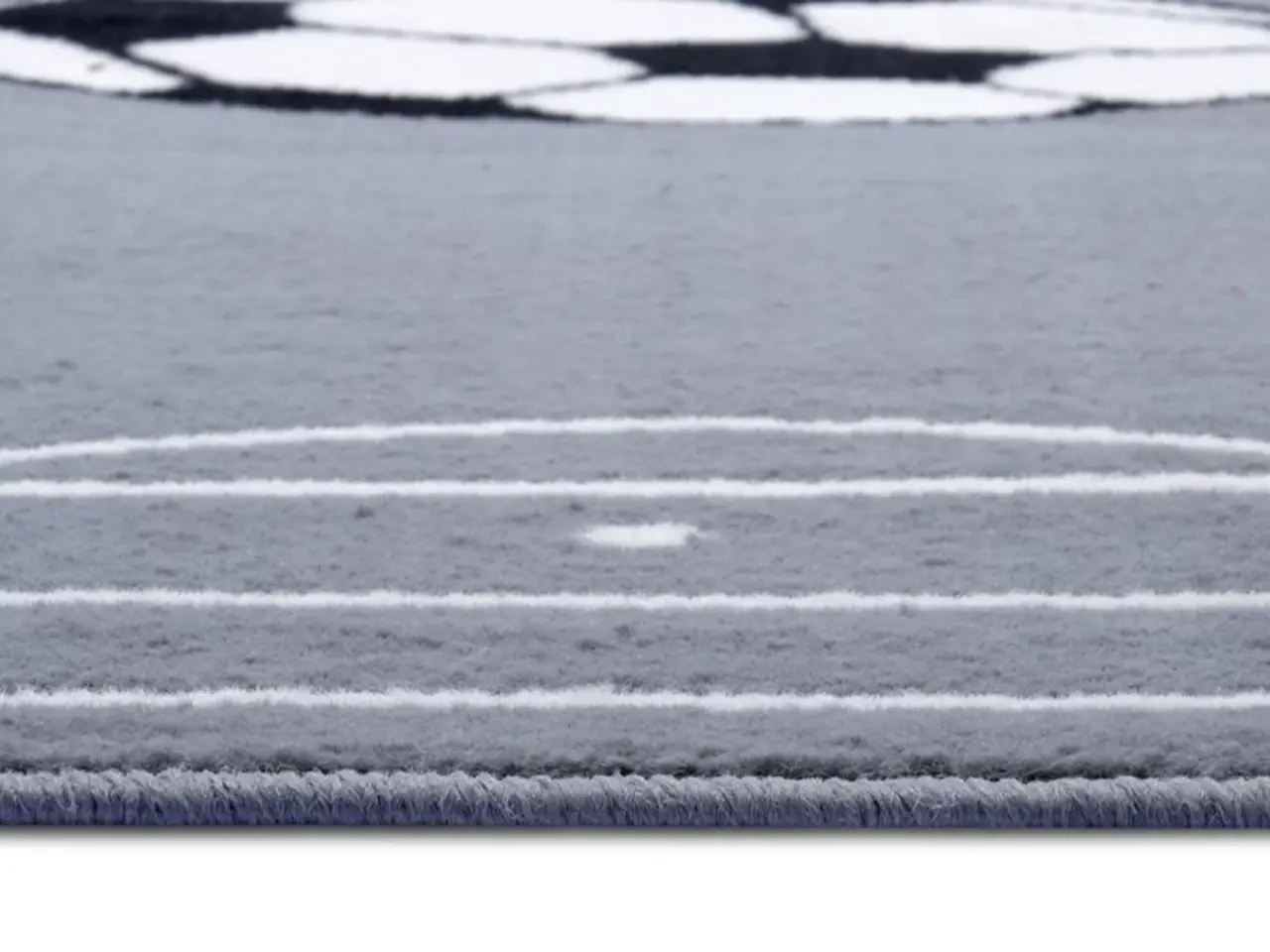 Kindervloerkleed - Voetbalveld Grijs Kindervloerkleed - Voetbalveld Grijs