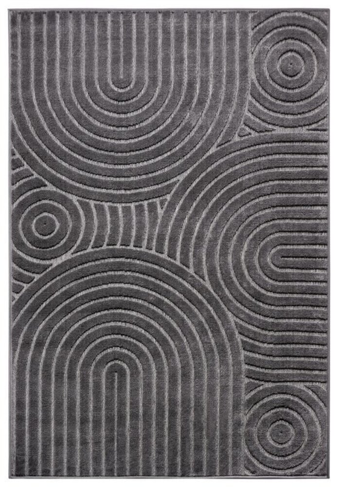 Modern vloerkleed - Iconic Golvend Japandi Grijs