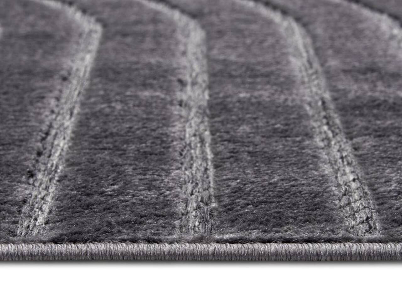 Modern vloerkleed - Iconic Golvend Japandi Grijs