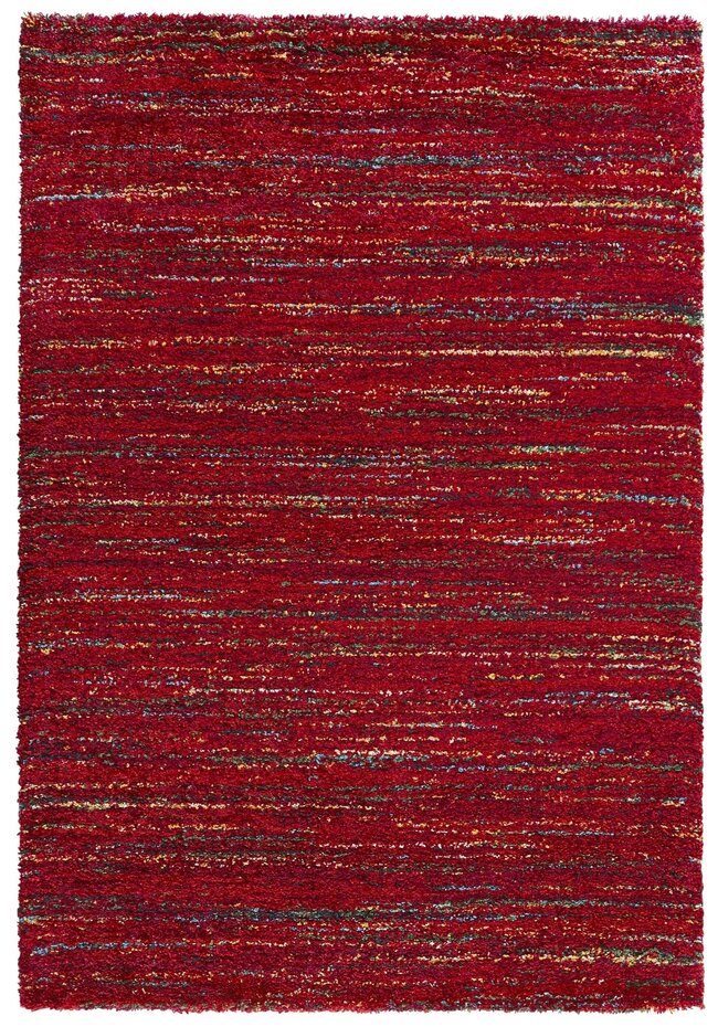 Hoogpolig vloerkleed - Nomadic Chic Rood