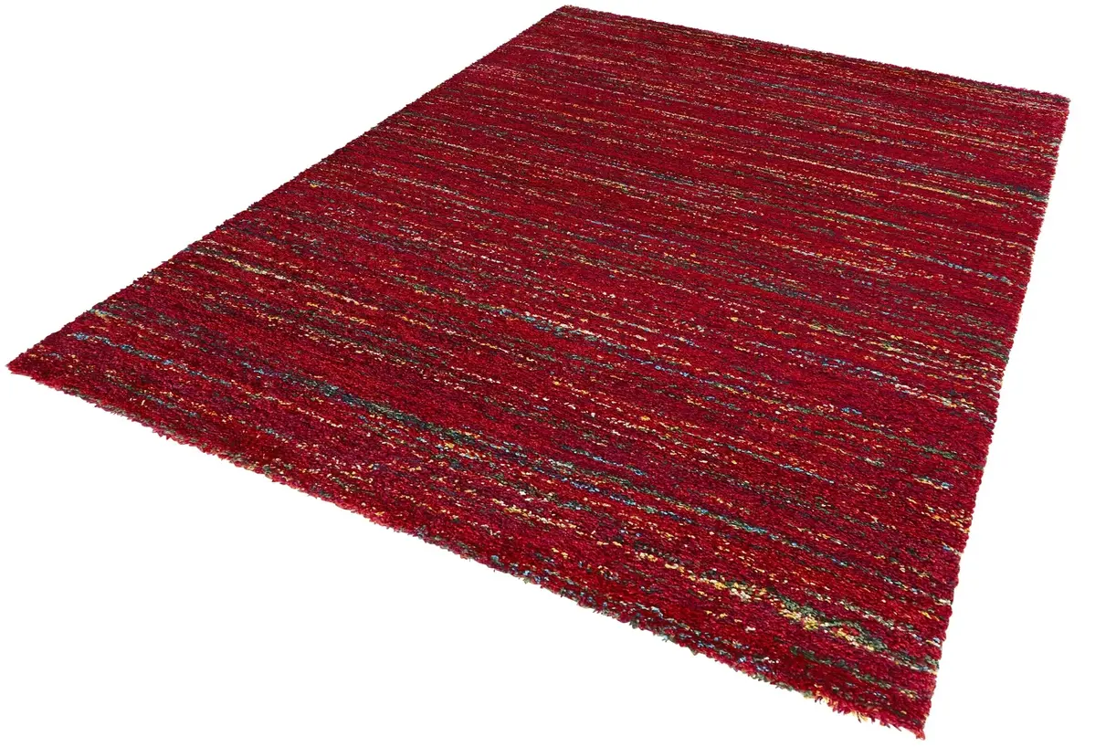 Hoogpolig vloerkleed - Nomadic Chic Rood