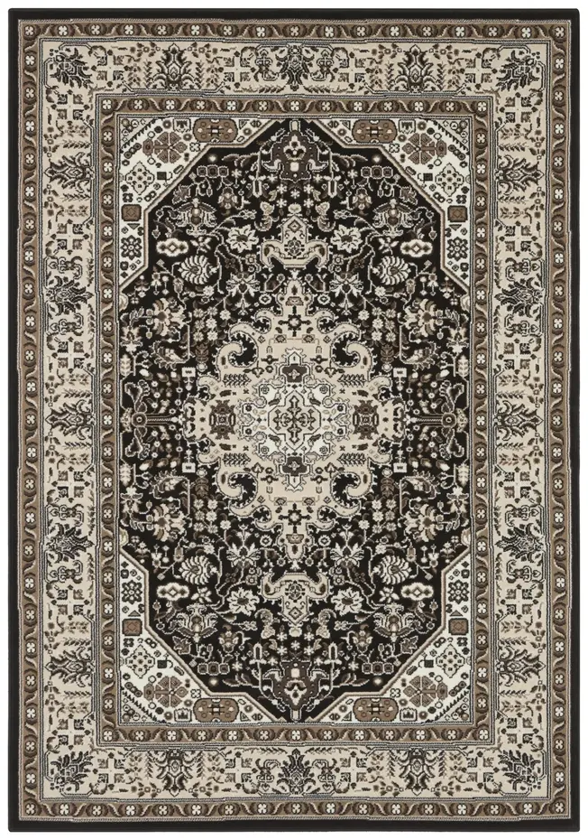 Klassiek vloerkleed - Laagpolig - Isfahan - Crème / Bruin