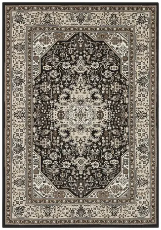 Klassiek vloerkleed - Laagpolig - Isfahan - Crème / Bruin