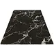 Hoogpolig vloerkleed - Marmer Design - Zwart / Crème Hoogpolig vloerkleed - Marmer Design - Zwart / Crème