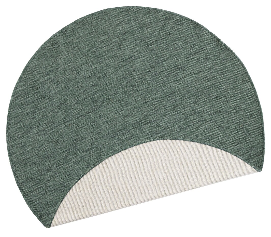 Rond Binnen & Buiten Omkeerbaar vloerkleed - Miami Groen Rond Binnen & Buiten Omkeerbaar vloerkleed - Miami Groen