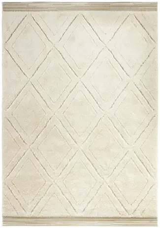Hoogpolig vloerkleed - Norwalk Scandi - Beige