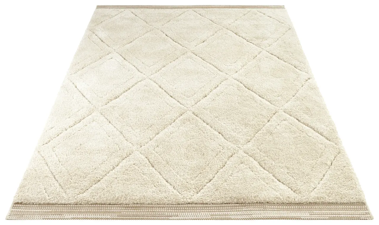 Hoogpolig vloerkleed - Norwalk Scandi - Beige Hoogpolig vloerkleed - Norwalk Scandi - Beige