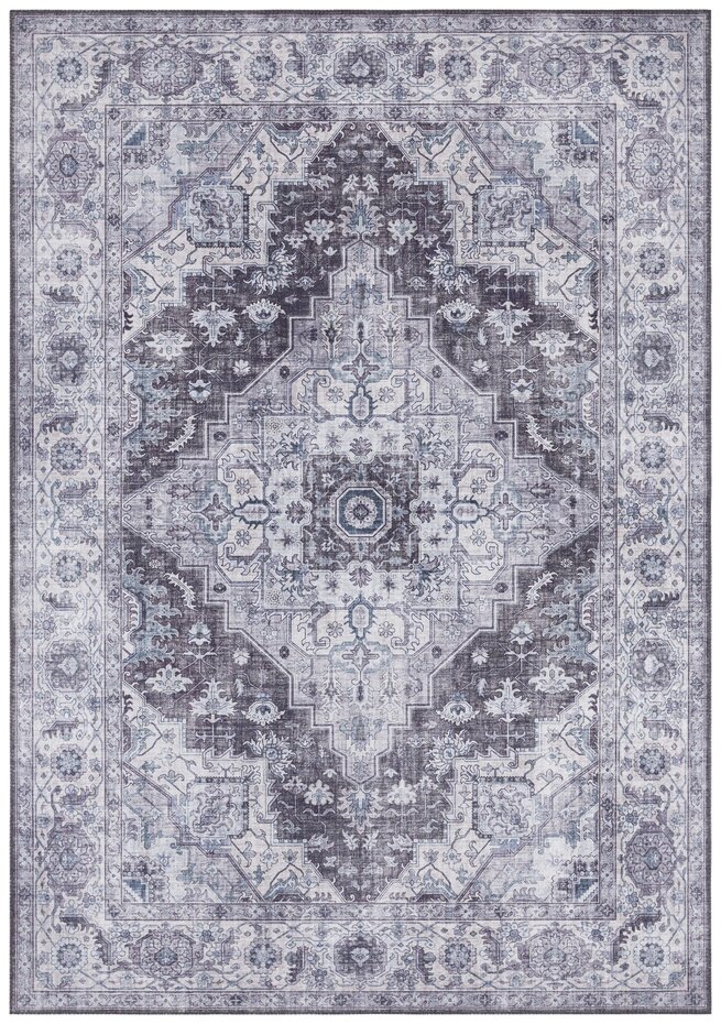 Vintage vloerkleed - Oriental Sylla Grijs