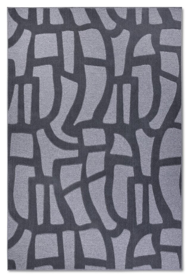 Villeroy & Boch - Laagpolig vloerkleed - Therese - Antraciet Villeroy & Boch - Laagpolig vloerkleed - Therese - Antraciet