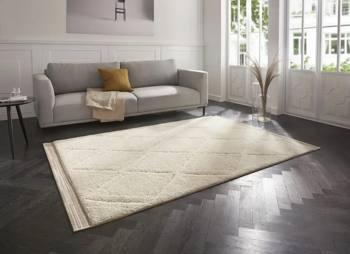 Hoogpolig vloerkleed - Norwalk Scandi - Beige Hoogpolig vloerkleed - Norwalk Scandi - Beige