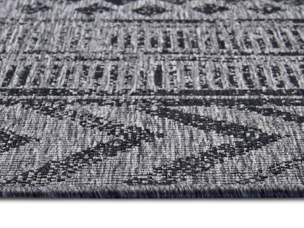 Binnen & Buitenkleed Omkeerbaar - Biri Grijs/Antraciet Binnen & Buitenkleed Omkeerbaar - Biri Grijs/Antraciet