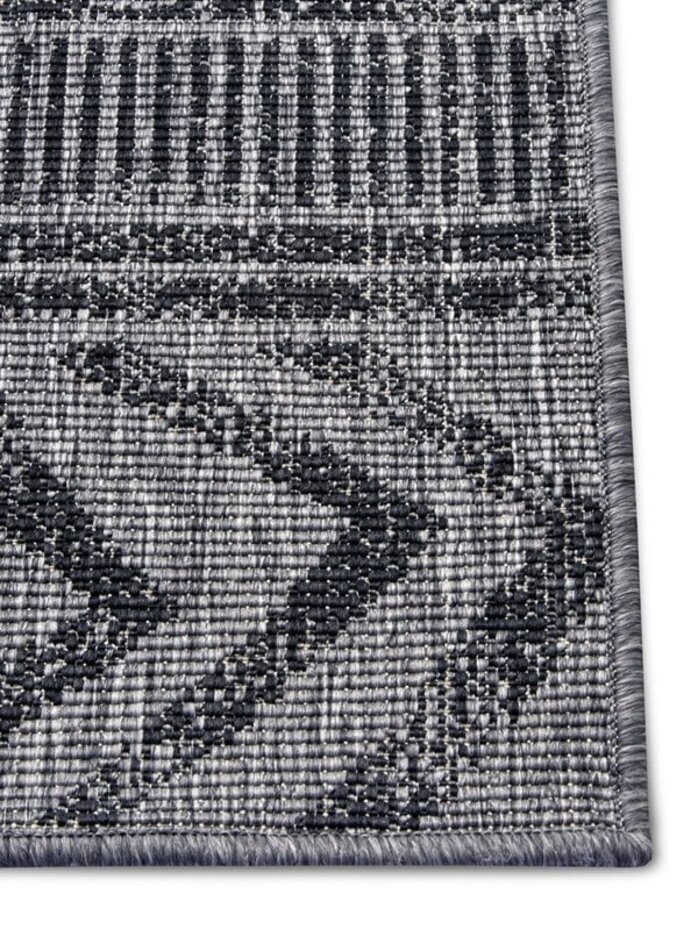 Binnen & Buitenkleed Omkeerbaar - Biri Grijs/Antraciet Binnen & Buitenkleed Omkeerbaar - Biri Grijs/Antraciet
