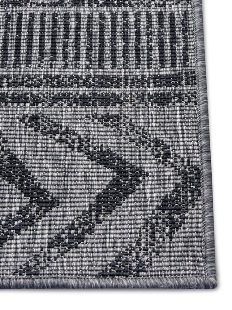 Binnen & Buitenkleed Omkeerbaar - Biri Grijs/Antraciet Binnen & Buitenkleed Omkeerbaar - Biri Grijs/Antraciet