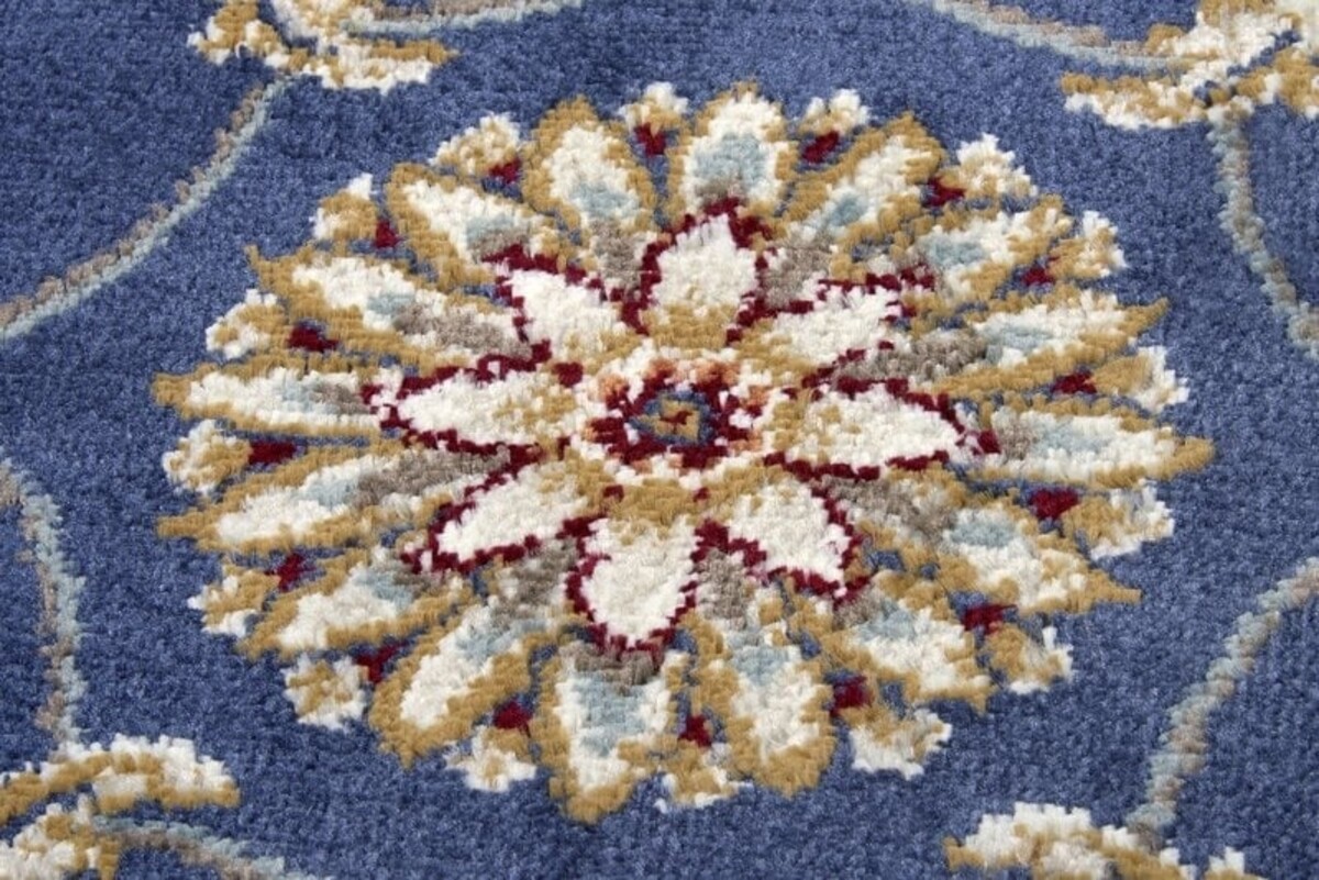 Klassiek vloerkleed - Reni Blauw/Crème Klassiek vloerkleed - Reni Blauw/Crème